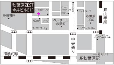 Akihabara ZEST Map